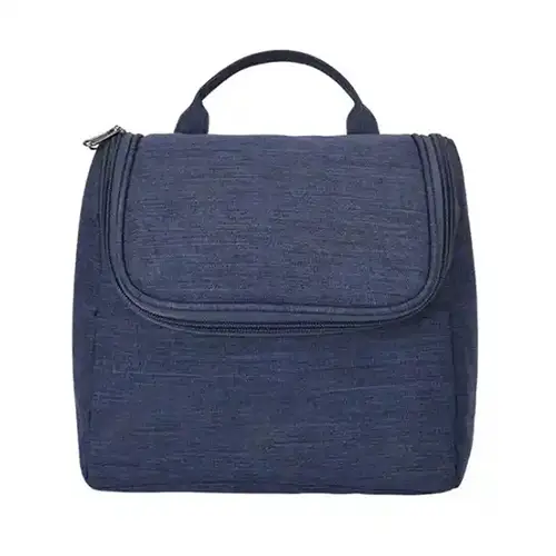 pink-polyester-wash-bag-with-back-zipper-pocket