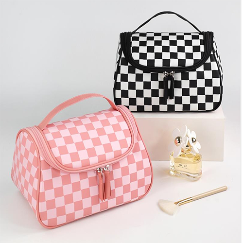 wholesale-checkered-beauty-organizer-custom-patterns