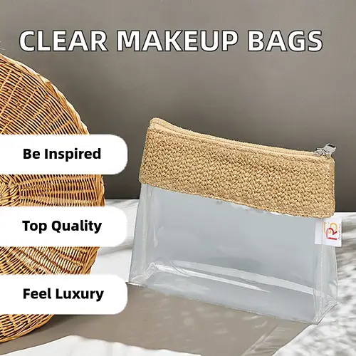 transparent-makeup-organizer-with-elegant-woven-top-for-vanity-storage
