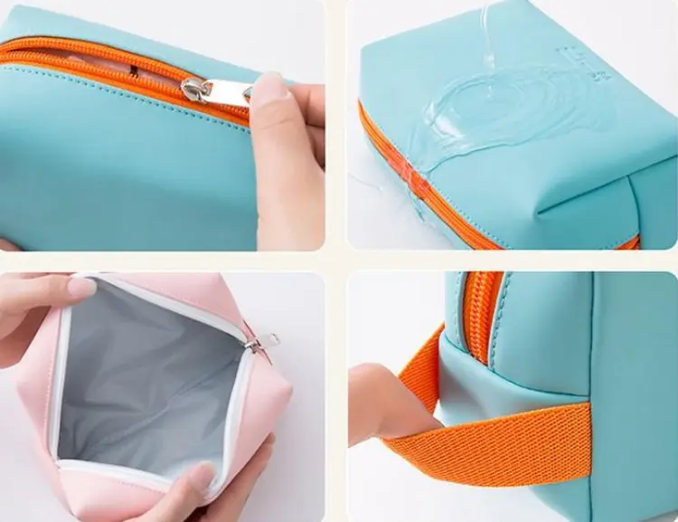 waterproof-makeup-pouch-spill-resistant-test
