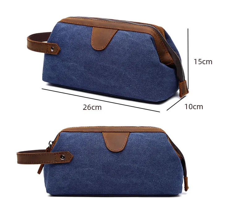 custom-logo-canvas-leather-toiletry-bag