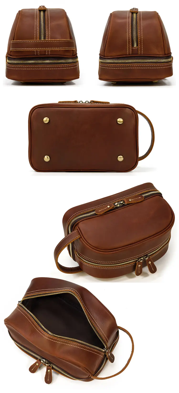 durable-construction-leather-grooming-bag-hardware