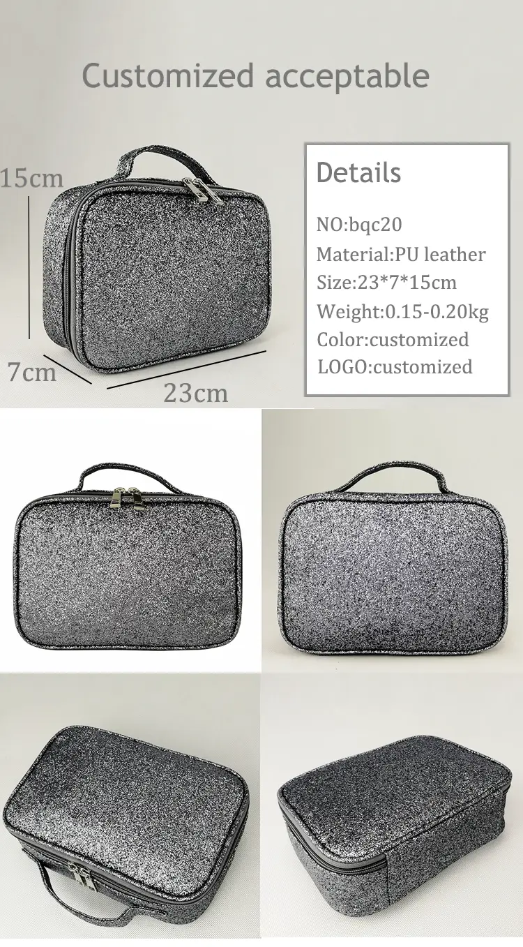 premium-non-shedding-silver-glitter-pu-texture-detail