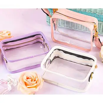 Wholesale Transparent PVC Cosmetic Bags | Colorful Makeup Organizers for Beauty & Travel