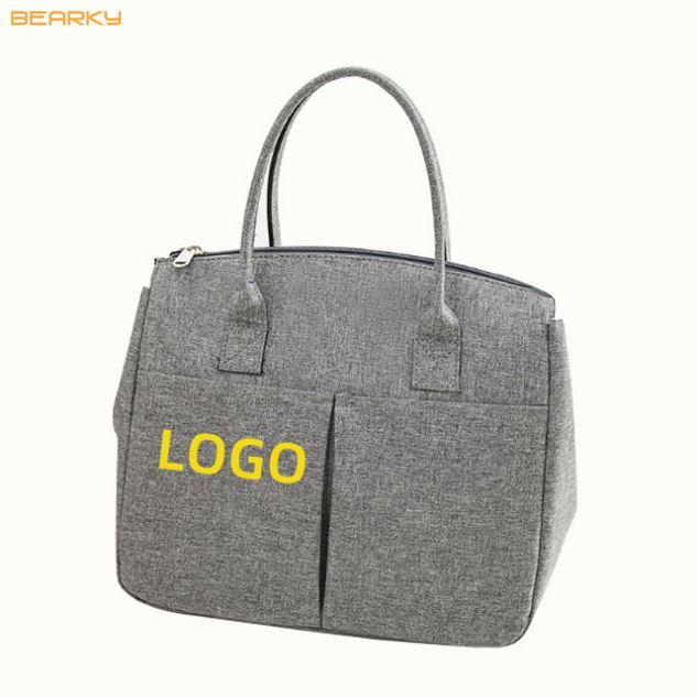 Elegant Insulated Lunch Tote Bag with Customizable Design