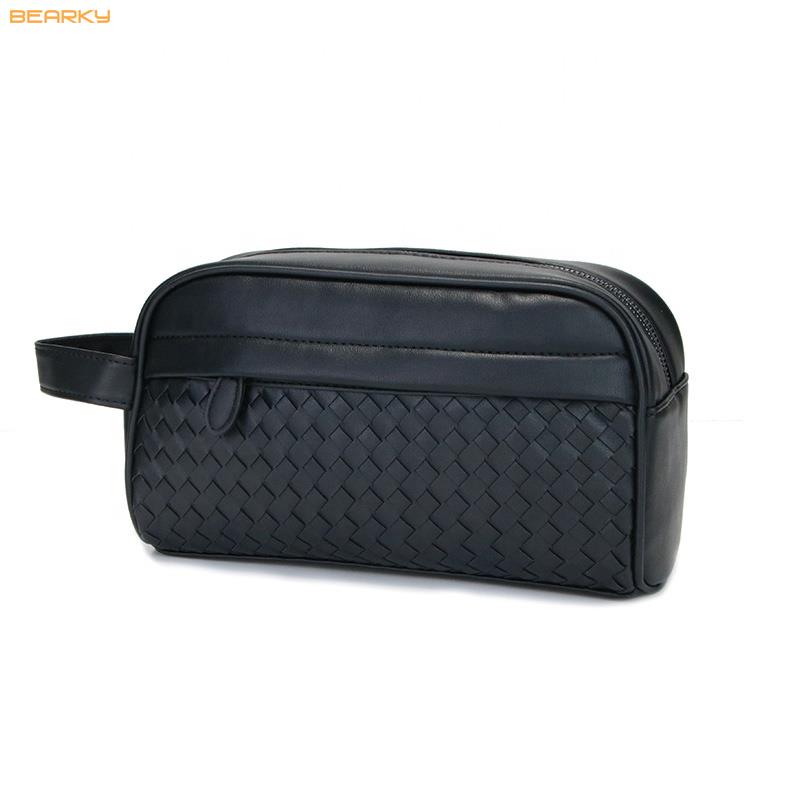 Simple Private Label Personality Large Best Leather Cosmetic Make Up Bag