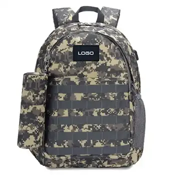 Camouflage Tactical Backpack – MOLLE System Multi-Purpose Rucksack