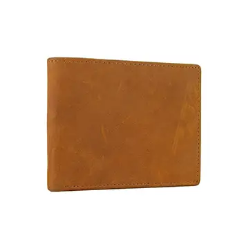 Classic Slim Leather Wallet with ID Window