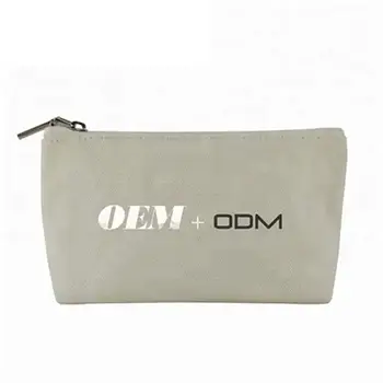 Cotton Plain Blank Wholesale Professional Makeup Bag Canvas Toiletry Bag