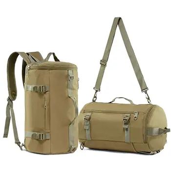  Convertible Tactical Duffel Bag and Backpack with MOLLE System