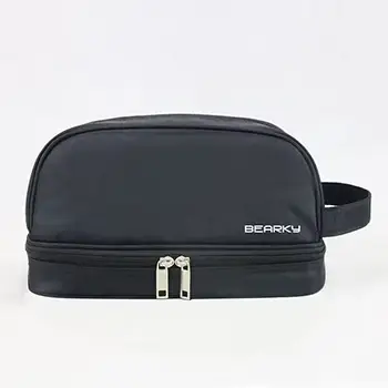 New Design Custom Premium Deluxe Waterproof Black Best Makeup Bags