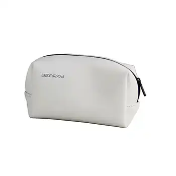 Cotton Pu White Travel Toiletries Large Capacity Best Mens Dopp Kit