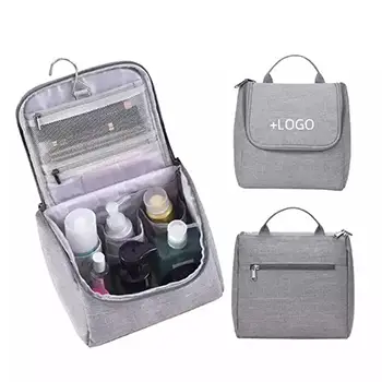 The Lastest Polyester Waterproof Travel Hanging Makeup Bag Best Mens Dopp Kit