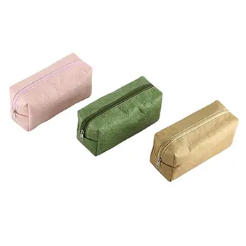 Direct Factory Custom Travel Wash Bagkraft Paper Tyvek Make Up Pouches