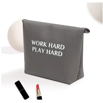 Customized Logo Women Portable Pu Leather Travel Wash Bags Portable Makeup Organizer