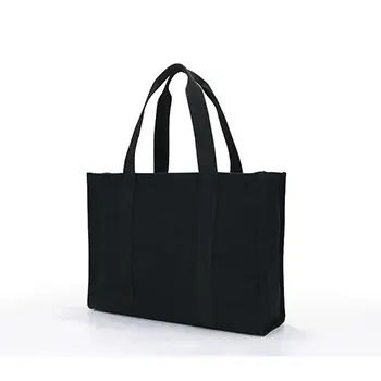 Heavy-Duty Canvas Tote Bag with Wide Straps and Reinforced Design