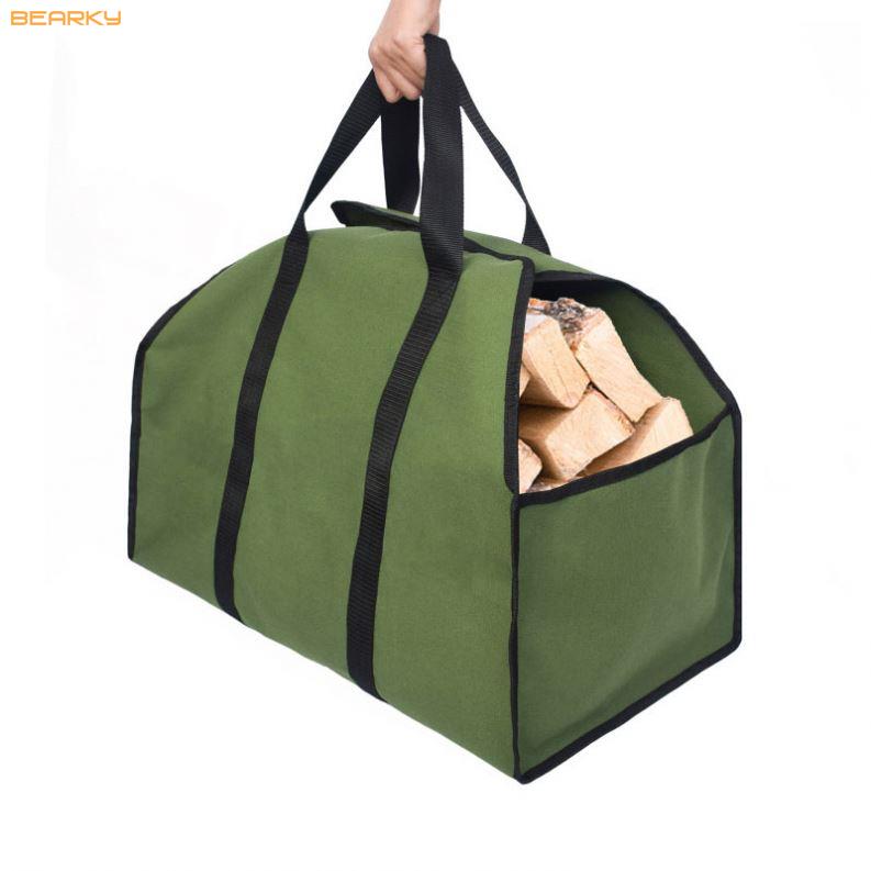 Heavy-Duty Firewood Tote Bag