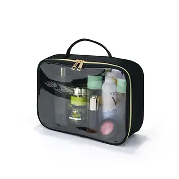 Fashion Trend Daily Girl Transparent Makeup Pouch Lazy Clear Pvc Make Up Bag