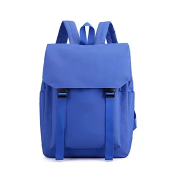  Minimalist Canvas Backpack with Flap Closure and Adjustable Straps