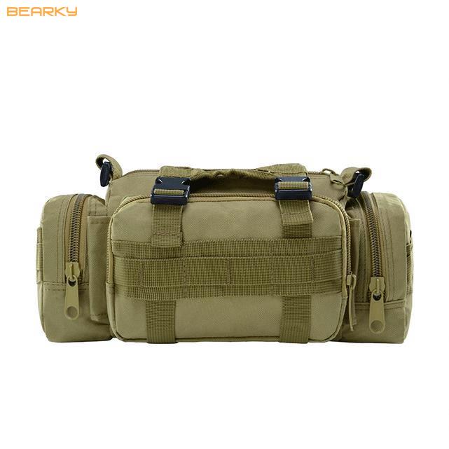 Tactical MOLLE-Compatible Shoulder Bag with Multiple Compartments