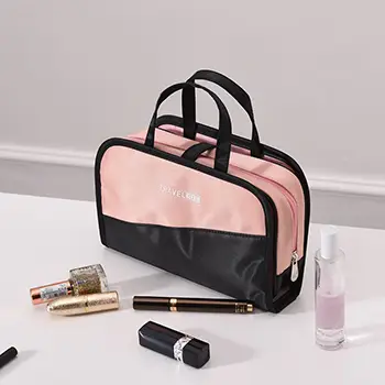 Wholesale Multi-Functional Cosmetic Travel Bags | Nylon Makeup Organizers for Beauty & Retail