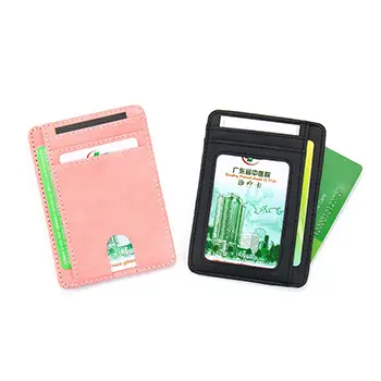 PU Leather ID Card Holder – Compact and Stylish with Multiple Slots