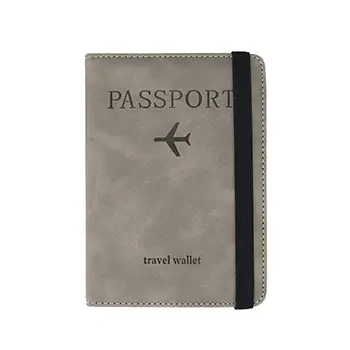 PU Leather Passport Holder – Stylish and Durable Travel Wallet