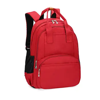 Spacious Multi-Pocket School Backpack with Customizable Logo