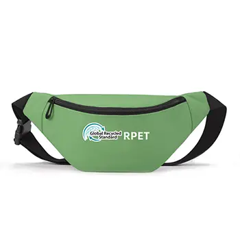 Sustainable RPET Waist Bag with Adjustable Strap and Eco-Friendly Design