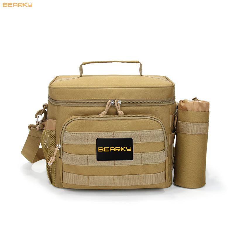  Tactical-Style Insulated Cooler Bag with Bottle Holder