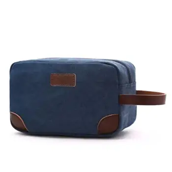 Canvas Wholesale Makeup Bags Fashion Men's Cosmetic Bag Travel Toiletry Organizer