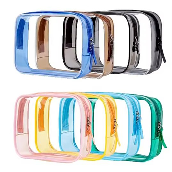 Transparent Portable TPU Cosmetic Bag – Waterproof Travel Organizer Pouch