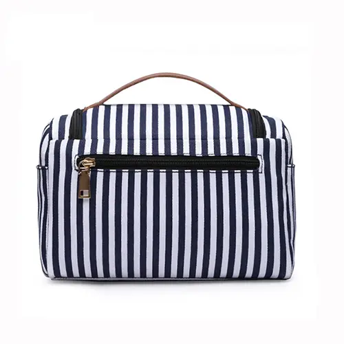 Men's Hanging Toiletry Bag Oxford Large Travel White Vintage Makeup Case