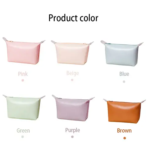 The New Heart-moving Dumpling Wash Cute Ladies Toiletry Bag Convenient Hand Candy Color Extra Large Makeup Bag