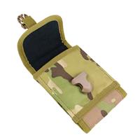 Tactical MOLLE Phone Pouch with Carabiner and Buckle Closure