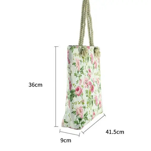 Spacious Canvas Tote Bag for Daily Use